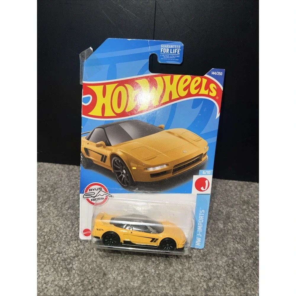Hot Wheels 90 Acura NSX Yellow HW J-Imports 144/250 Ryu's Rides 2022 1:64 Scale